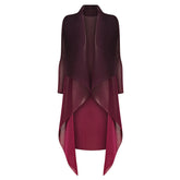 ALQUEMA |  COLLARE COAT & DRESS - MULBERRY